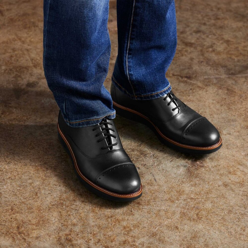New - Samuel Hubbard Men's Market Cap Black Shoes